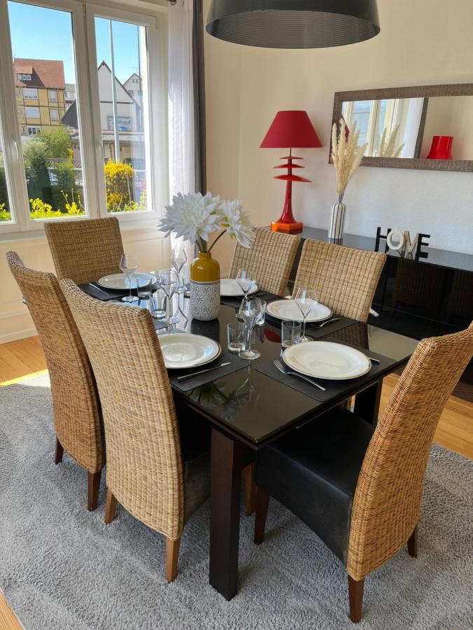 Appartement De Prestige Au Centre Climatise Avec Jardin Prive 科尔马 外观 照片